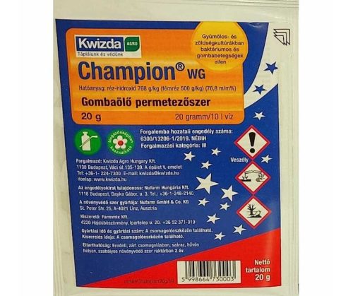 Champion WG 20 gr levél