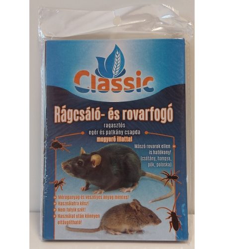 Classic Rágcsálófogó ragasztós lap közép 13*19 cm