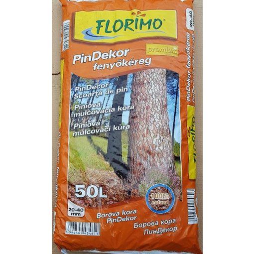FLORIMO Fenyőkéreg dekor 20-40 mm 50L
