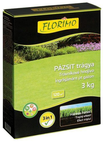 FLORIMO műtr.  Gyep  3 in 1    /doboz/         3kg