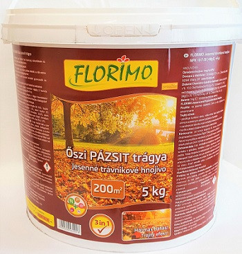 FLORIMO műtrágya Őszi Pázsit /vödör/ 5kg