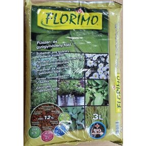 FLORIMO Virágföld Fűszer-Gyógynöv. 3L