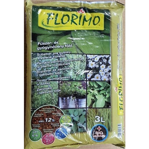 FLORIMO Virágföld Fűszer-Gyógynöv. 3L