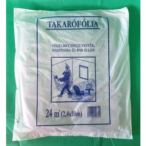 Fólia Takaró  normál /vékony/ 2,4*10m