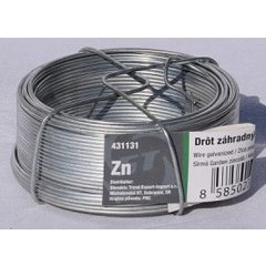 Kötöző fém tekercs d: 1,3 mm     50 m   Zn