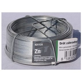 Kötöző fém tekercs d: 1,3 mm     50 m   Zn