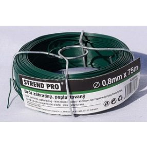 Kötöző fém tekercs d: 0,8 mm     75 m + PVC