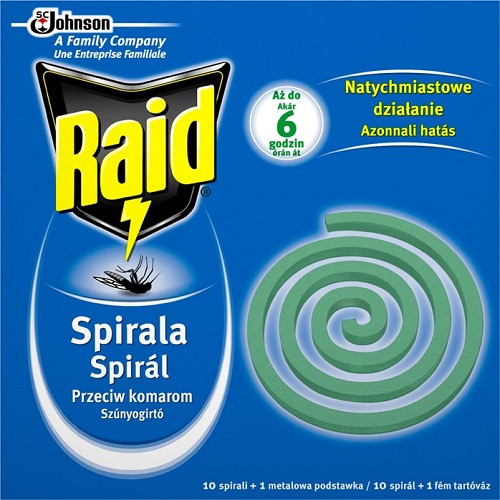 Raid Szúnyogirtó spirál