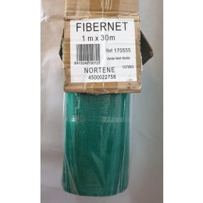 Szúnyogháló üvegsz. Fibernet zöld       1*30m