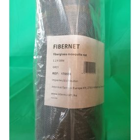 Szúnyogháló üvegsz. Fibernet ezüst    1,2*30m