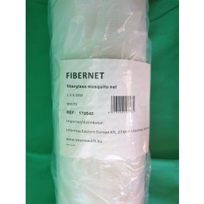 Szúnyogháló üvegsz. Fibernet fehér     1,5*30m