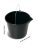 Vödör műanyag fekete kiöntővel 20l