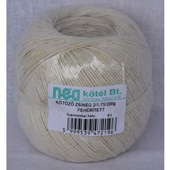 Zsineg--kender 2L,75 fehérített 0m2kg