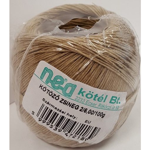 Zsineg--kender 2/6,00 0,1kg