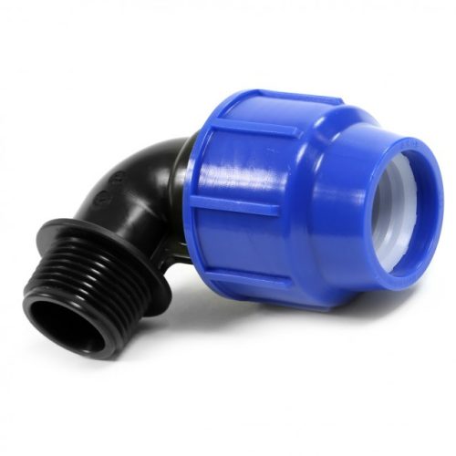 KPE könyök 25x1/2" KM