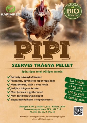 Baromfitrágya - pellet /Pipi/ 25kg