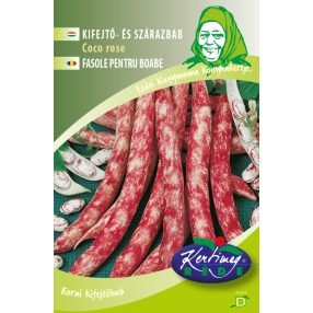 Kifejtőbab Coco rose- piros cirmos 50g