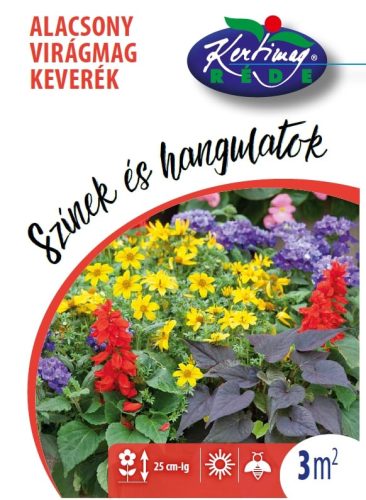 Színek és hangulatok, balkonláda-alacsony virágkeverék 4 g