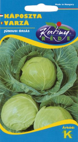 Fejeskáposzta Júniusi óriás 50g NAGY kiszerelés ***