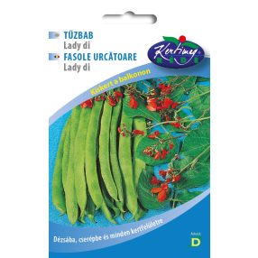 Tűzbab pirosvirágú Lady di 10g