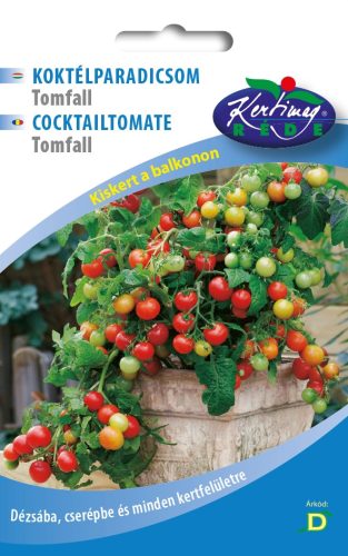 Koktélparadicsom Tomfall, törpe balkonba 0,3g