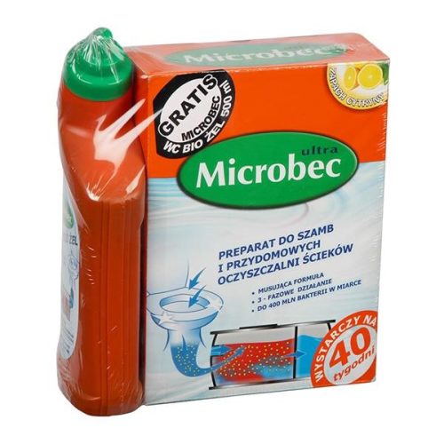 Bros Microbec 1kg Biológiailag ható por + ajándék Microbec Bio WC gél 500ml