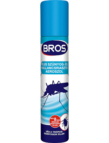 Bros Szúnyog- és Kullancsriasztó aeroszol 90ml