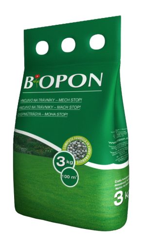 Bros-biopon növénytáp Gyep Mohás gran. 3kg