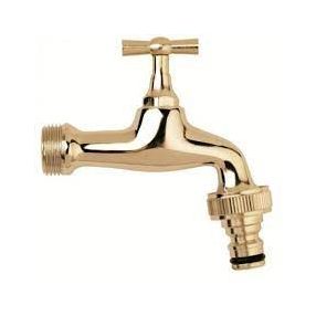 Kerti csap gyorscsatlakozós réz 1/2"