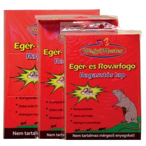   Vegyimester Rágcsáló és Rovarfogó ragasztós lap NAGY (21cmx15,5cm)