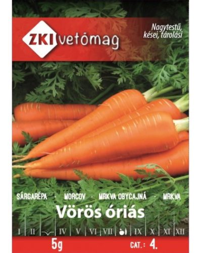 Sárgarépa Vörös óriás 5g