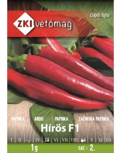 Fűszerpaprika Hírös F1 1g